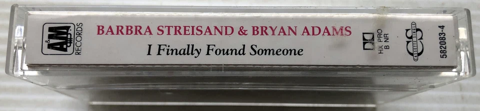 Barbra Streisand Bryan Adams I Finally Found Someone (Cassette Tape, 1996) VGC - Image 2 of 4