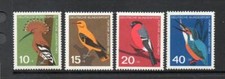 WEST GERMANY MNH 1963 SG1315-1318 CHILD WELARE - BIRD DESIGNS