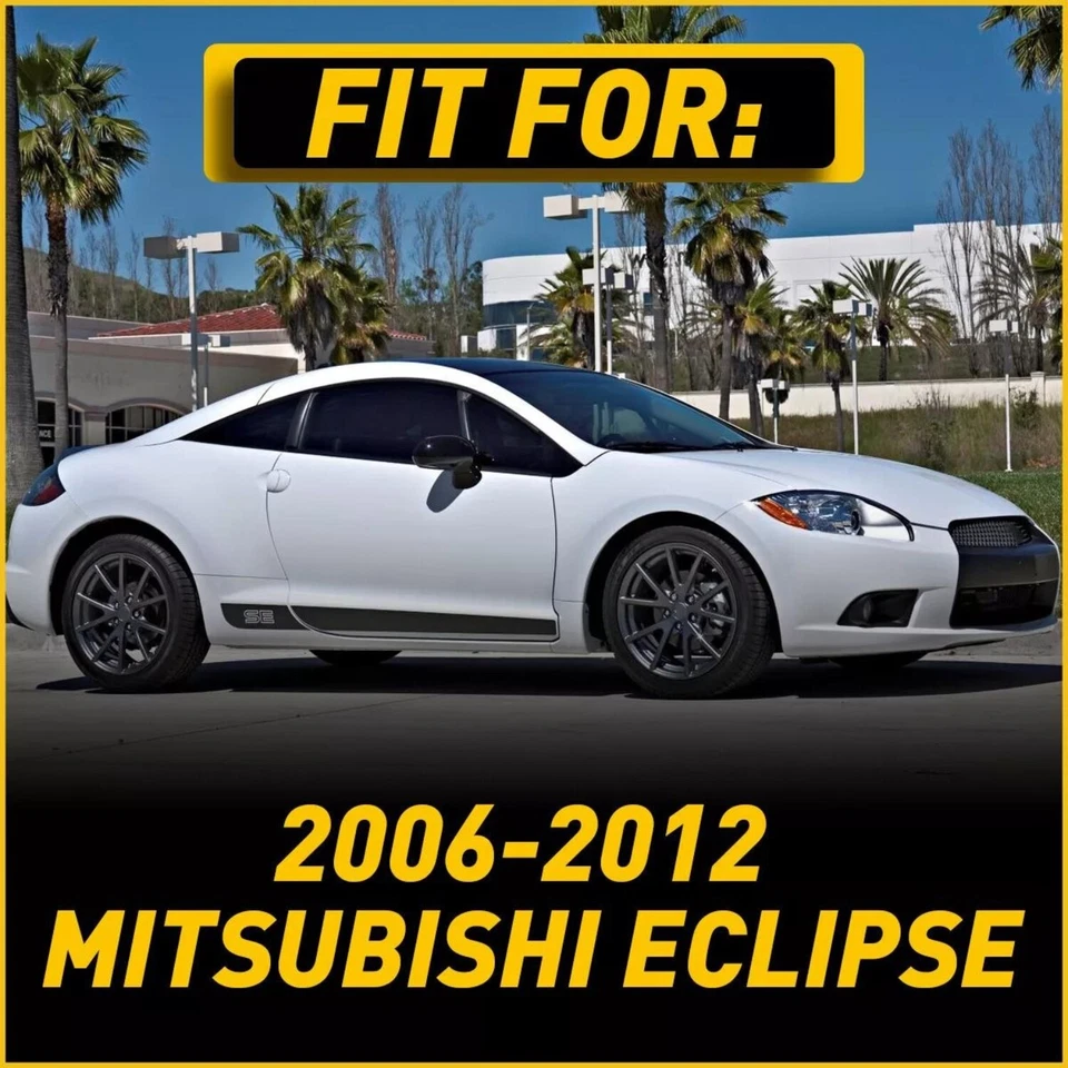 Par de manijas de puerta delanteras izquierda y derecha para Mitsubishi Eclipse 2006-2012 Foto 3 de 4