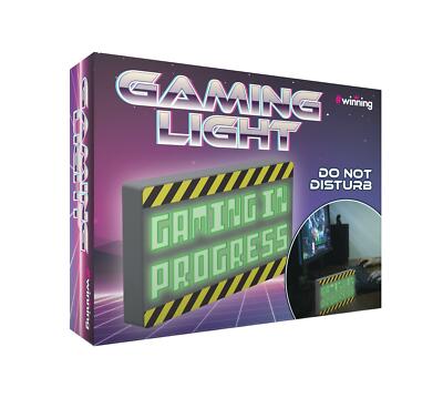 #Winning Gaming in Progress A5 Lightbox Schild