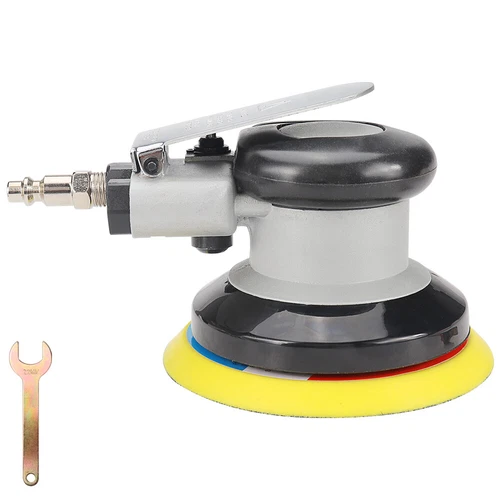 125mm Air Palm Orbital Sander Hand Sanding Pneumatic Machine For Car Polishing