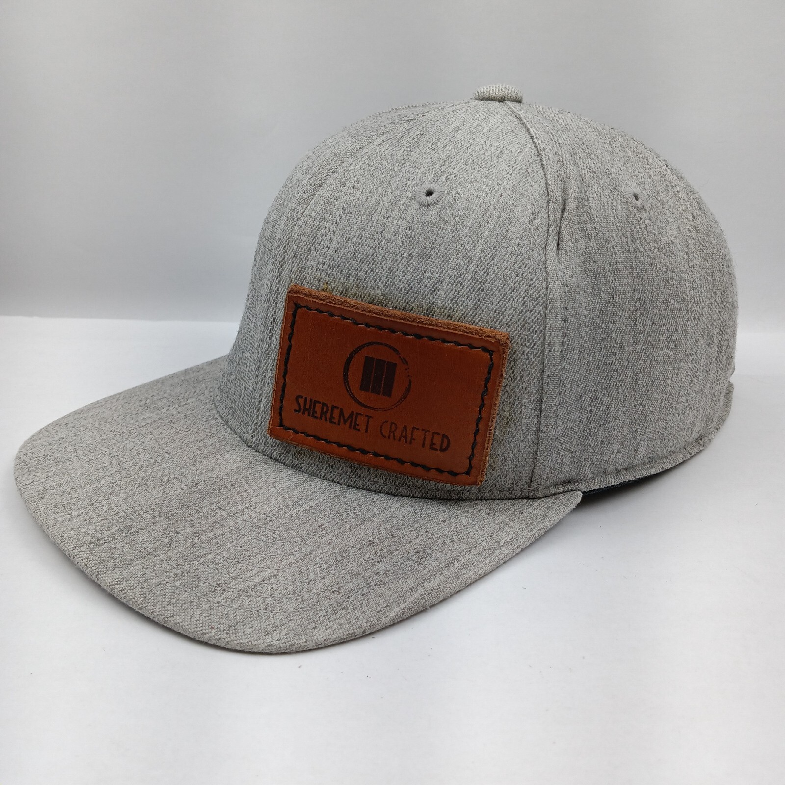 Sheremet Crafted Leather Patch Gray Adjustable Ba… - image 3