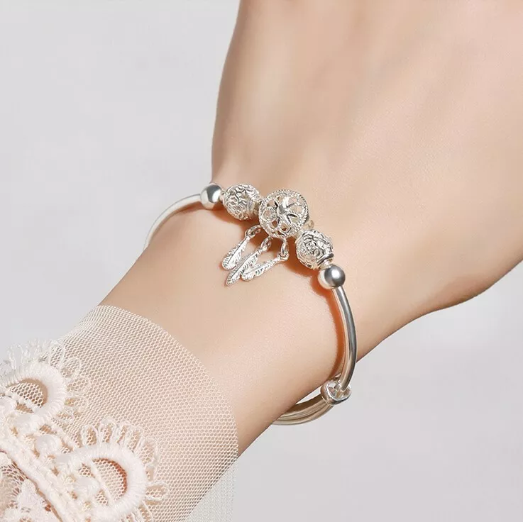 Cute silver cheap bracelets