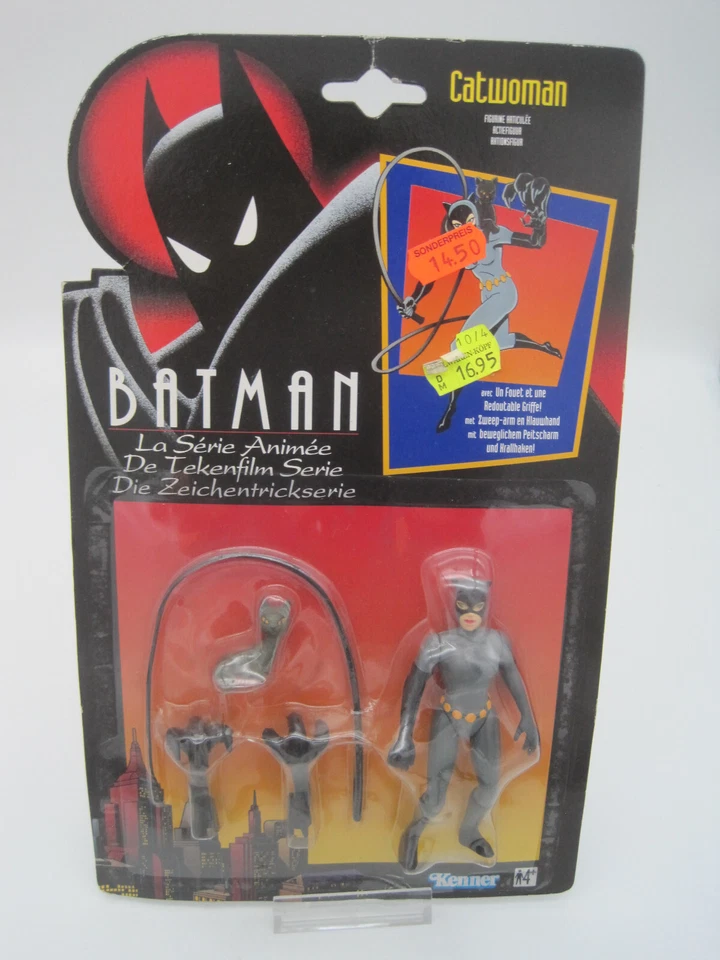 CATWOMAN MIT Zubehör THE ANIMATED SERIES KENNER 1993