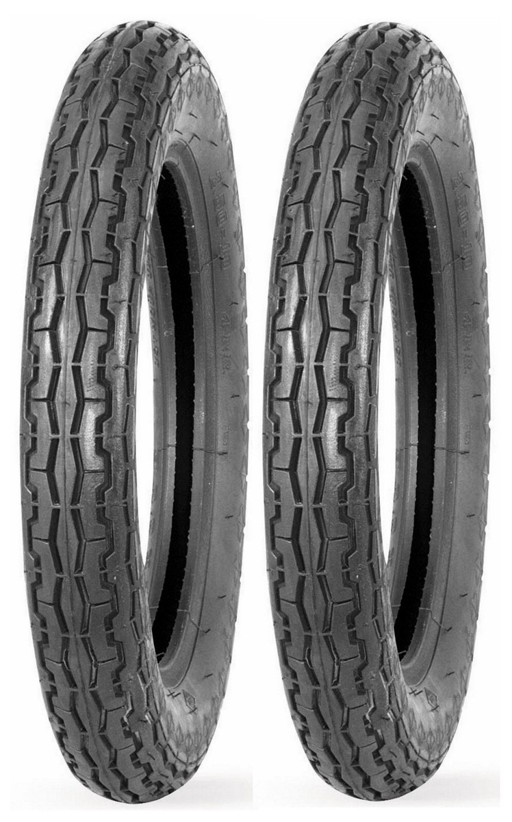 2) New IRC 2.50-10 MB8 Front & Rear Tire Set For Honda Spree