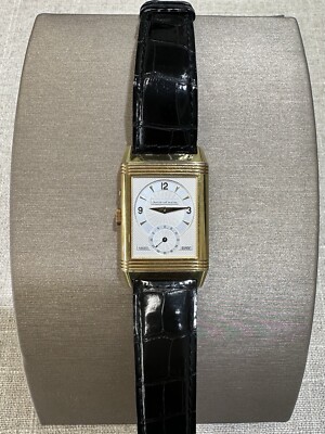 Jaeger LeCoultre 18k Gold 26mm Mechanical Duoface Reverso Mens