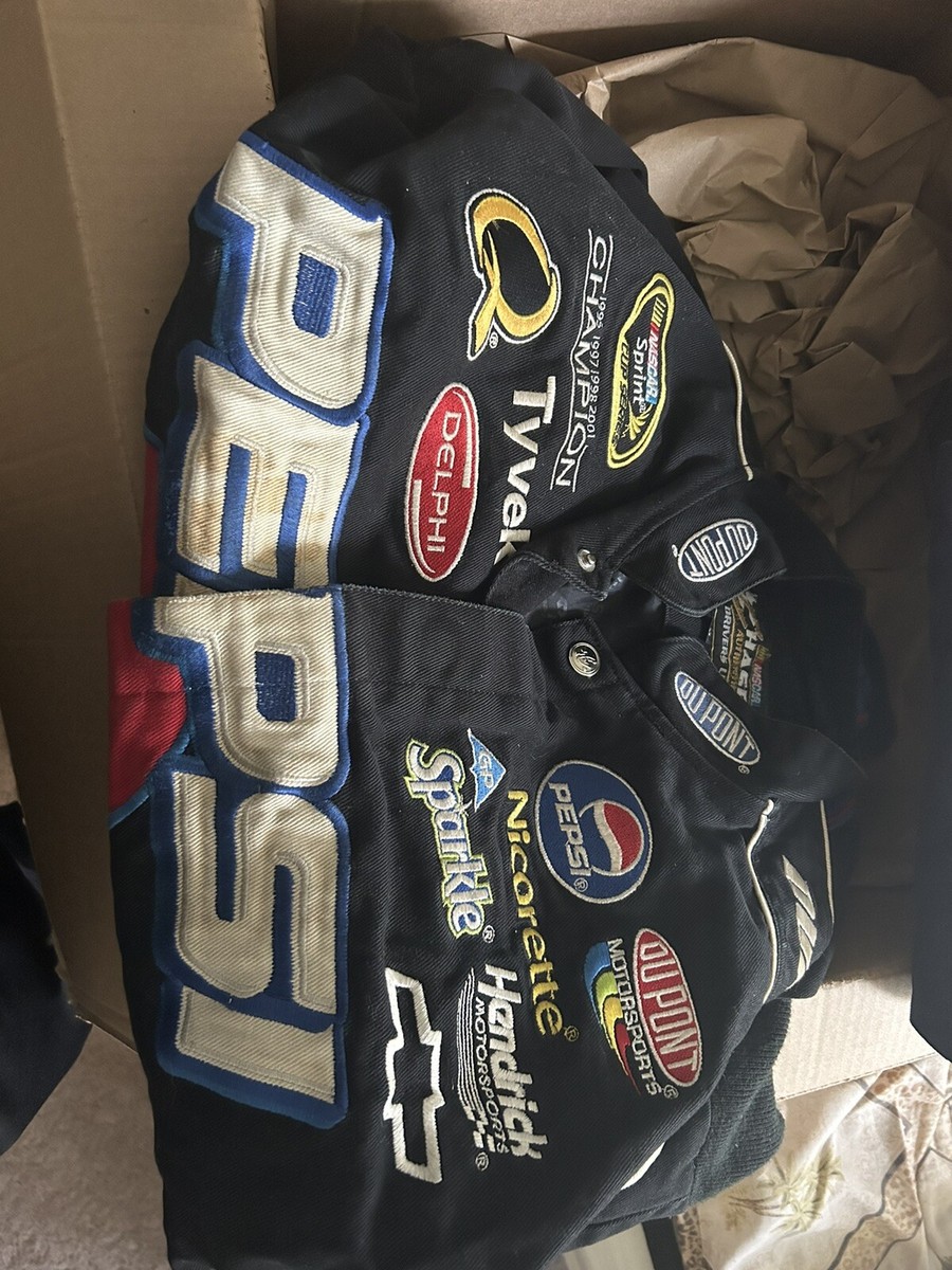Vintage Chase Authentics Jeff Gordon 24 Pepsi Racing Jacket NASCAR