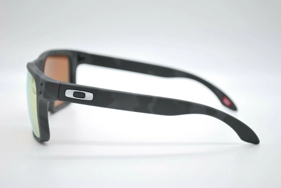 NOVO ÓCULOS DE SOL OAKLEY OO9102-O355 HOLBROOK BLK PRIZM 24K POL AUTÊNTICO RX 57-18 - Imagem 4 de 4