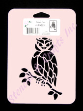 5" OWL STENCIL BIRD TEMPLATE HOOTIE BIRDS PAINT TREE CRAFT ART NEW BY STENSOURCE