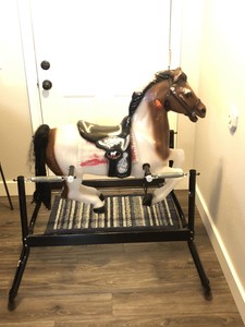 vintage hedstrom spring rocking horse