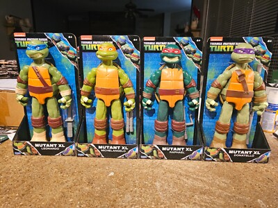 XRARE PLAYMATES TMNT MUTANT NINJA TURTLES XL Action Figures COMPLETE SET OF 4