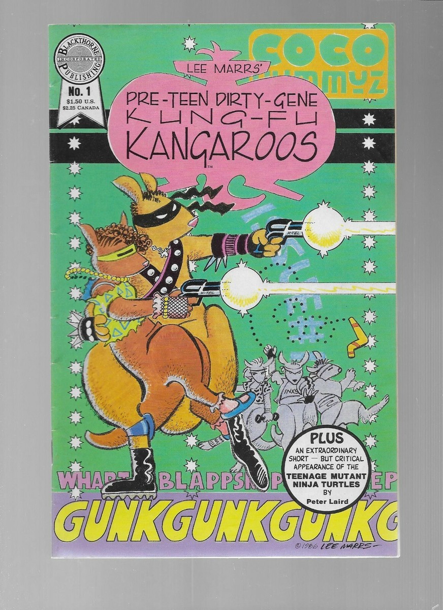 Blackthorne Comics PRE-TEEN Dirty Gene KUNG-FU KANGAROOS #1 with