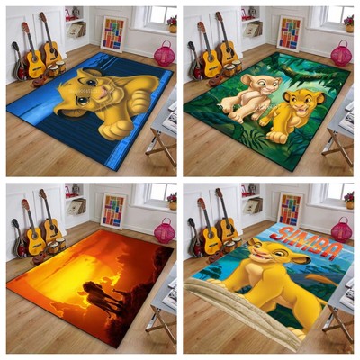 Kinderteppich The Lion King Simba Teppich Schlafzimmer Teppich Fußmatte Türmatte