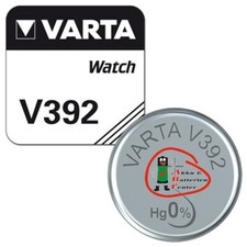 2x Varta 392 / 384  SR41W / RW47 / Uhrenbatterien 1,55V SR41W / V392 /  LR41 / A
