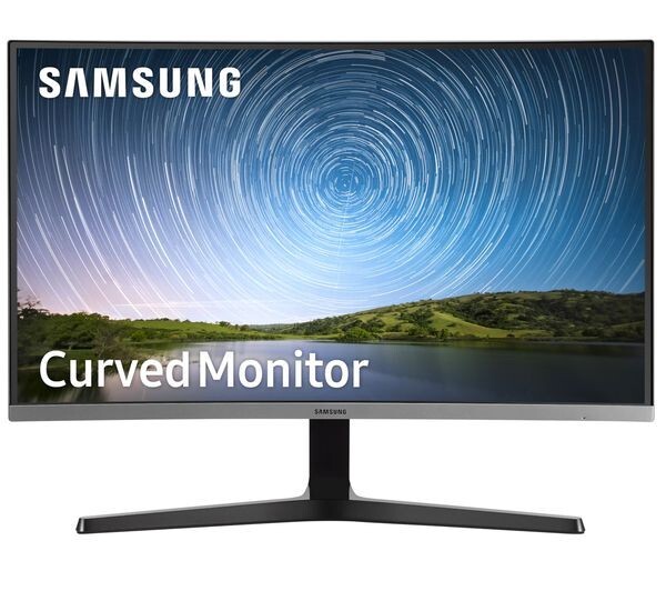 SAMSUNG LC27R500FHPXXU Full HD 27"" Curved LED Monitor - Blue Grey