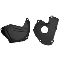 Polisport Kupplungs/ZüNdungsdeckelschutz Kawasaki KXF 250 17-20, Schwarz