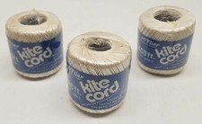 Lot of 3 New Old Stock Hi-Flier Kite Cord String 400ft 133 yds  3 Spools