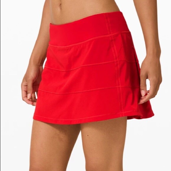 NWT Lululemon Pace Rival Skirt (Tall) ~SIZE:2,4,6,8,10,12~ Dark Red