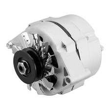 10SI 1-Wire Alternator, Compatible with Chevy Vehicles Tractor, 12V 63A, 2-Gro