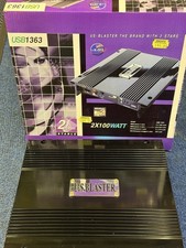 Autoradio Verstärker 2 Kanal 2x100W US Blaster USB1363 12V (Normalpreis 99£)