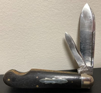 New York Knife Co Walden, NY jack knife, wood handle pocket knife