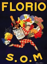 15088.Wall Decor Poster.Vintage Interior Art.Florio SOM Marsala Wine Bar Liquor