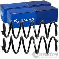 2X Sachs Fahrwerksfedern Satz Hinten Passend FÜR Fiat Doblo Opel Combo