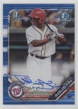 2019 Bowman Chrome Prospect Blue Refractor /150 Telmito Agustin #CPA-TA Auto 1u6