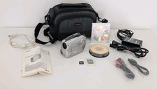 Canon DC220 Mini DVD Camcorder Charger, New Battery, Dvds, Memory, Bag, Papers