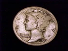1923-S Mercury Dime,  Good, trying to be Very Good Grade