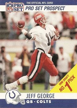 1990 Pro Set #669a Jeff George