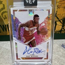 2023-24 Panini Impeccable Extravagance Doc Rivers Hawks On-card auto /10
