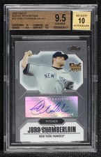 2007 Topps Finest Rookie Redemptions Joba Chamberlain BGS 9.5 GEM MINT Auto 0s3