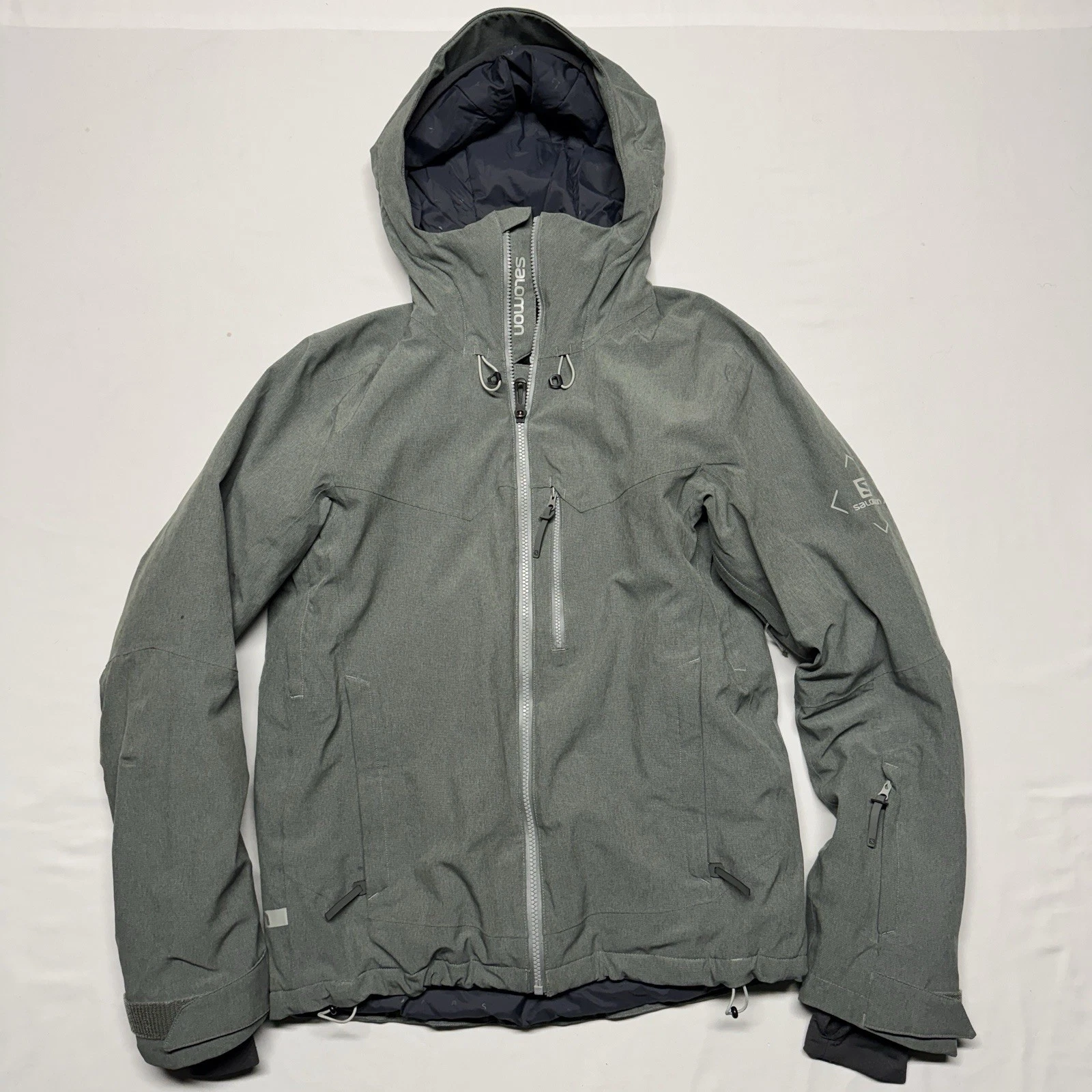 Salomon Standard Untracked Jacket Ski Snowboard Sage Green Mens S Waterproof
Opens in a new window o