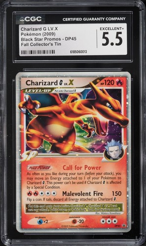 Charizard G LV.X graded CGC 5.5 for sale on eBay