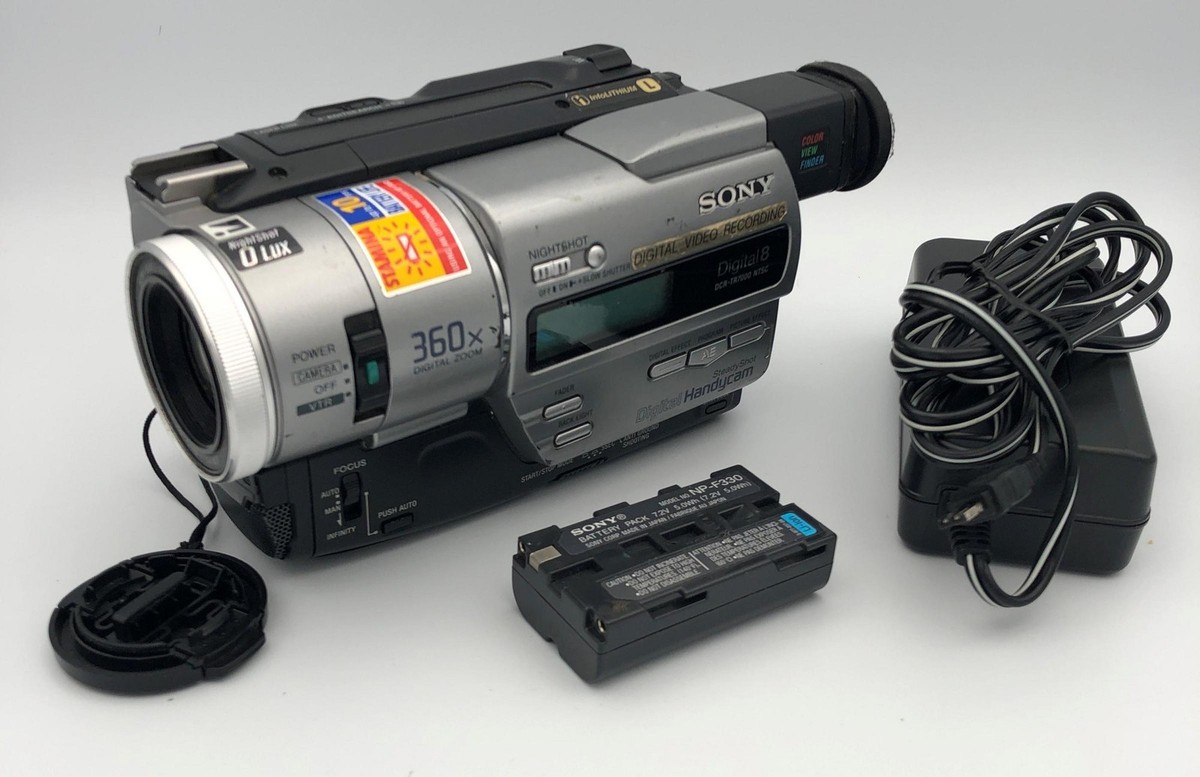 Sony Digital8 Handycam 100xズーム Sony NTSC Handycam Digital 8 Video Camcorder - Video Transfer (DCR