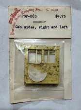 Precision Scale Co. PSP-063 O Scale Brass Cab Sides Right Left