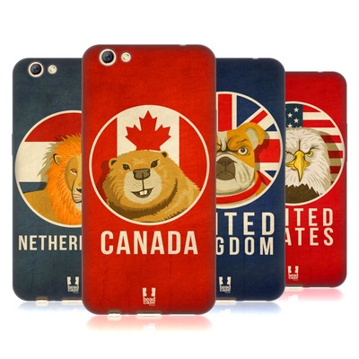 HEAD CASE DESIGNS PATRIOTIC ANIMALS SOFT GEL CASE FOR OPPO PHONES