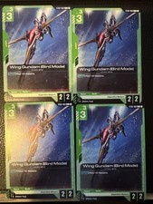Gundam TCG ST02-002 C Wing Gundam (Bird Mode) Playset (Set of 4)