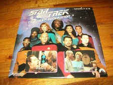 STAR TREK: THE NEXT GENERATION - BROTHERS/FAMILY Laserdisc LD EXCELLENT RARE