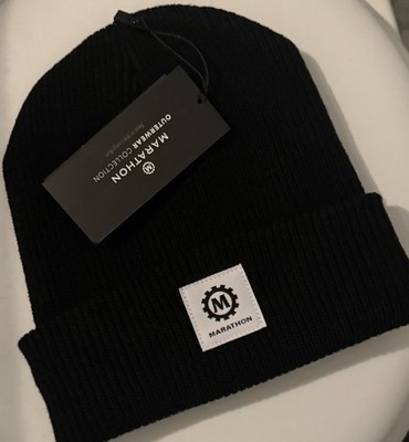 Marathon Watch Mens Hat Beanie Black