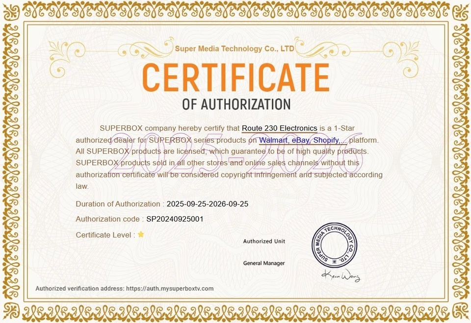 SUPERBOX S7 PRO streaming media player - 1700 Channels, NFl, MLB, NBA, NHL, NCAA - Image 2 of 4