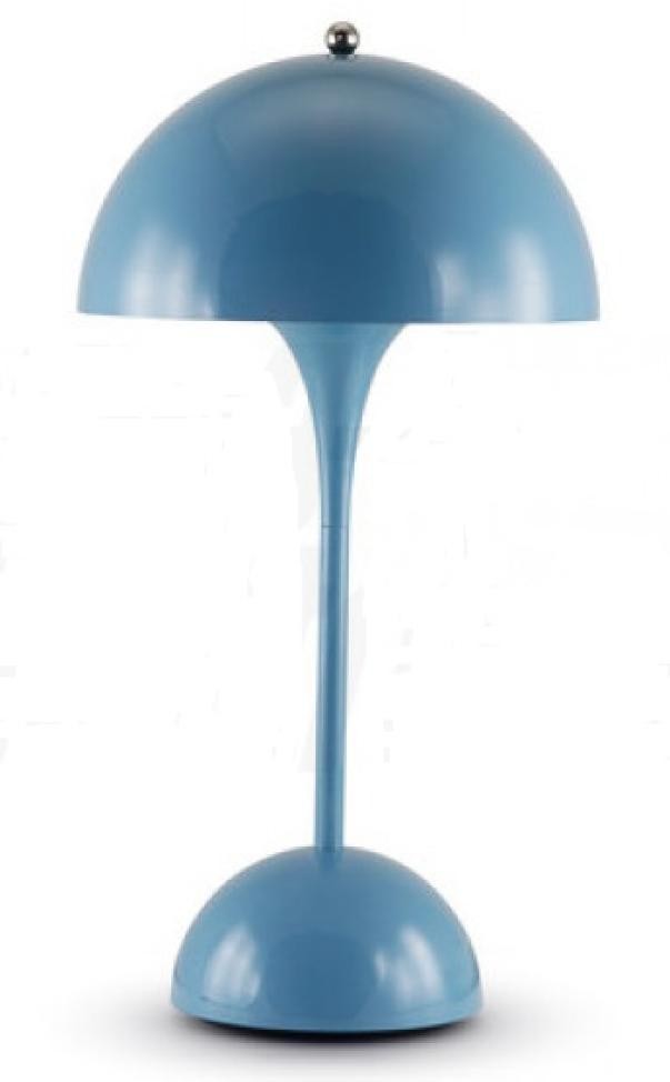 Alpha Elettronica Lampada Tavolo Design Azzurro - Chic & Cordless