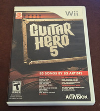 Guitar Hero 5 - Nintendo Wii - Resurfaced CIB Complete Tested