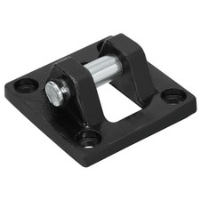 75x75x34mm Air Cylinder Rod Pivot Clevis Pneumatic Mounting Bracket, Black