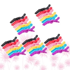 30 Pcs Hairdressing Sectioning Clips Salon Clips Plastic Hair Styling Tools