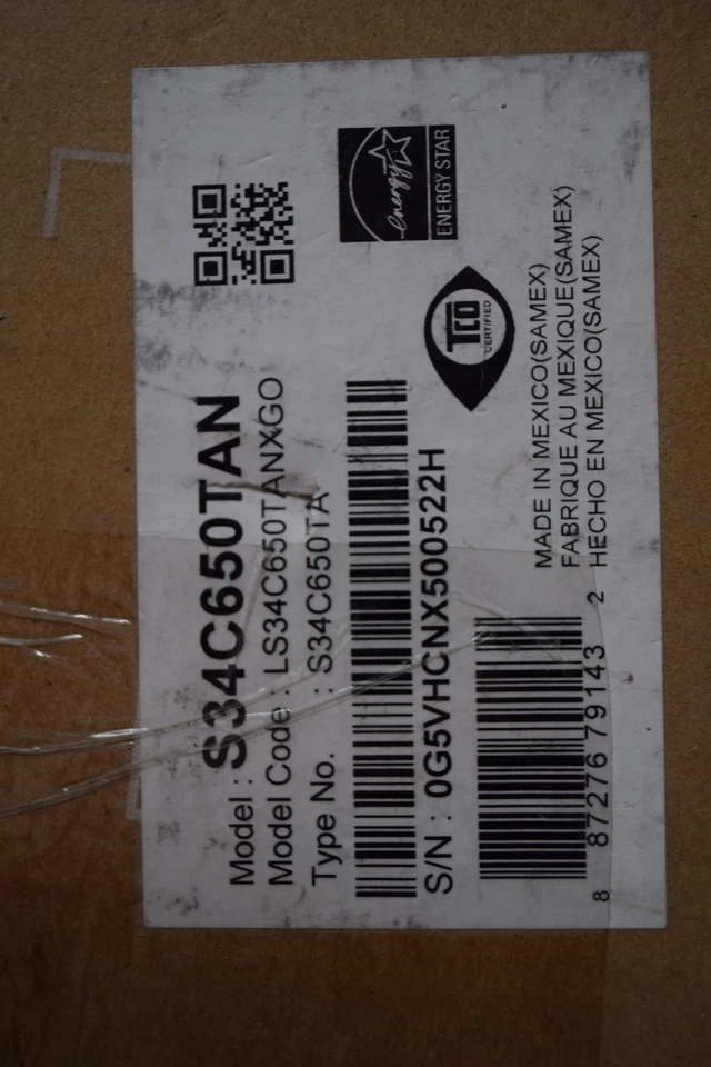 34" Samsung Viewfinity S65UA Series UltraWide QHD Curved Monitor S34A654UBN - Image 2 of 4