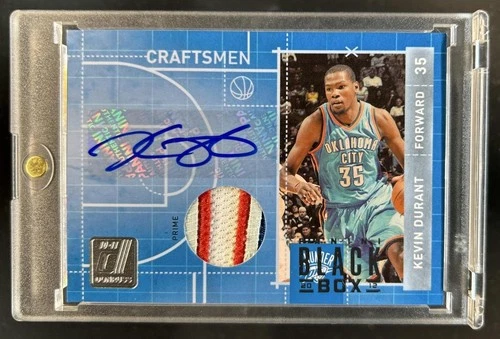 2012 Black Box Kevin Durant Donruss Game Used Patch Auto Autograph #1/1 Thunder
