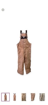 E. Schmidt C.E. Schmidt Workwear Insulated Canvas Bib Overalls