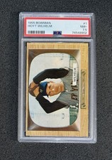 1955 Bowman - #1 Hoyt Wilhelm - PSA 7.5